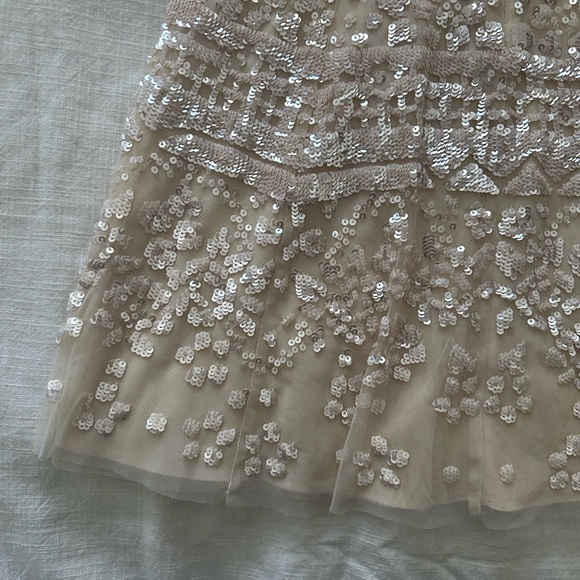 Needle and thread Aurora dress in champagne - Picture 6 of 15